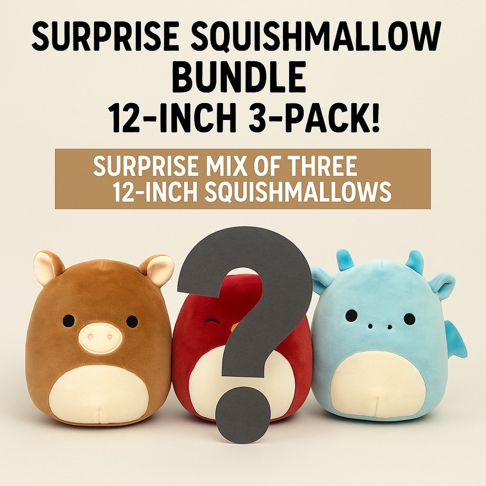 Squishmallows Mystery Trio Pack
